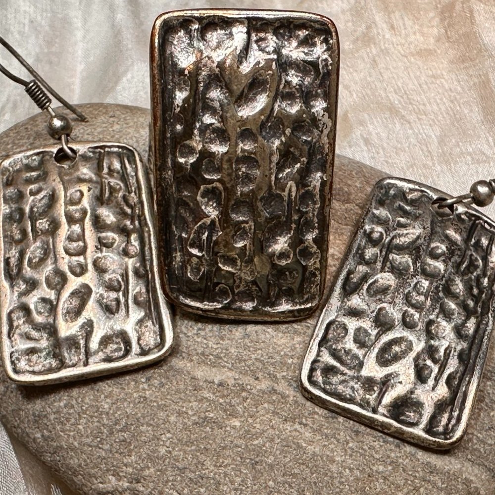Pewter and Fossil Jewellery Lot